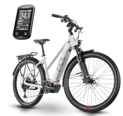 Rower miejski elektryczny Husqvarna Gran Tourer GT1 Lady 28" 55cm L Shimano #zdjecie4