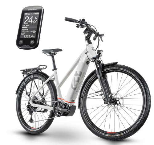 Rower miejski elektryczny Husqvarna Gran Tourer GT1 Lady 28" 55cm L Shimano #zdjecie4
