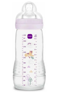 Butelki MAM Easy Active 330ml 2szt 4m+ smoczek rozmiar 2 liliowy tygrys #zdjecie2