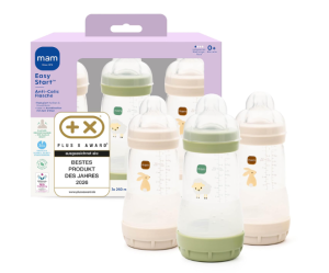 Butelki antykolkowe MAM Easy Start Anti-Colic 260ml Zestaw 3szt 0m+ matowe #zdjecie6