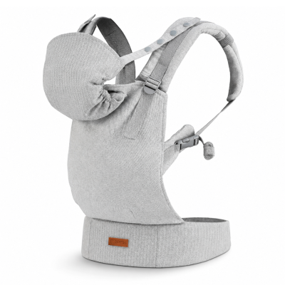 Nosidełko ergonomiczne MoMi COLLET szare 3m+ do 20kg 2 pozycje kaptur #zdjecie2