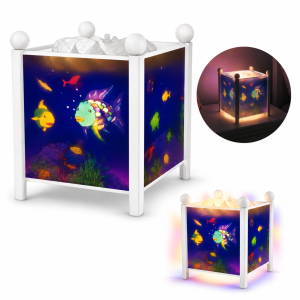 Trousselier Magiczna Latarnia Lampka Nocna dla Dzieci Obrotowa Rybki #zdjecie8