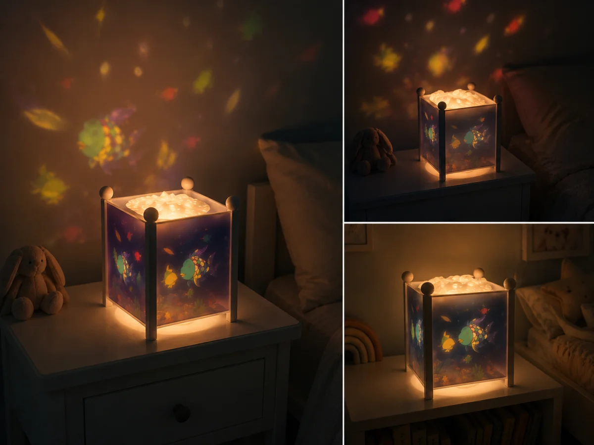 Trousselier Magiczna Latarnia Lampka Nocna dla Dzieci Obrotowa Rybki #zdjecie6