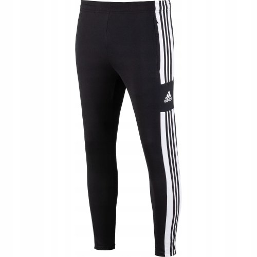 Spodnie Dresowe Męskie adidas Squadra 21 roz.M GK9545 Czarne Zwężane Zamki #zdjecie4