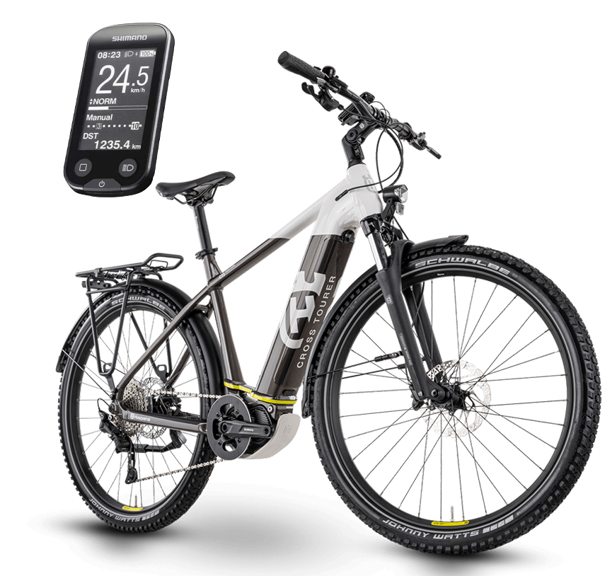 Rower elektryczny trekkingowy HUSQVARNA Cross Tourer CT2 Gent 27.5" L 55cm #zdjecie5