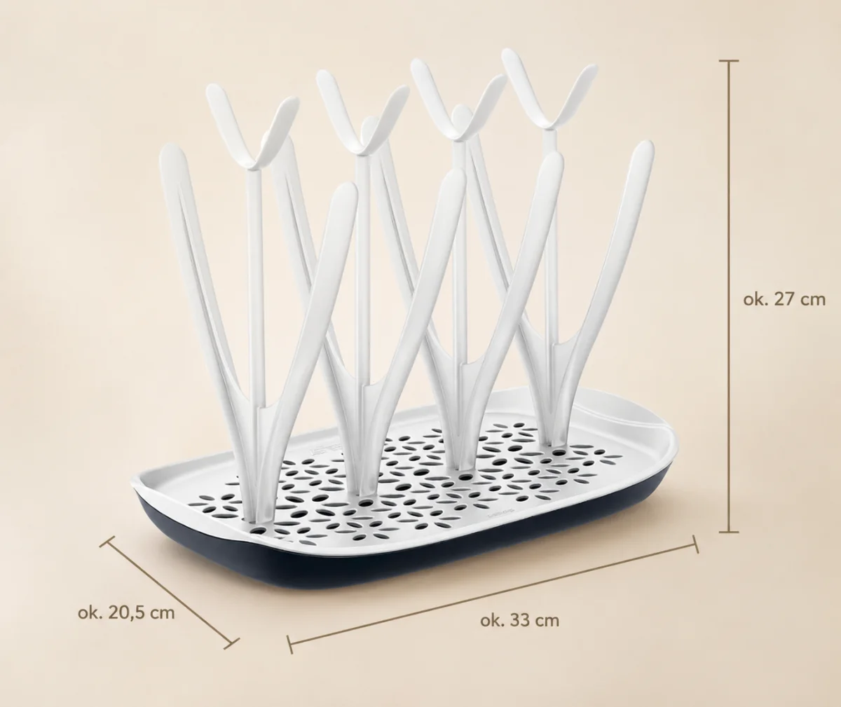 Philips Avent SCF149 Suszarka Ociekacz na Butelki 8 szt Biała Tacka #zdjecie7