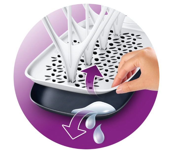 Philips Avent SCF149 Suszarka Ociekacz na Butelki 8 szt Biała Tacka #zdjecie12