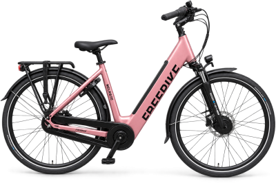 Rower elektryczny miejski Freebike Melrose 1.2 M pink 28" #zdjecie7