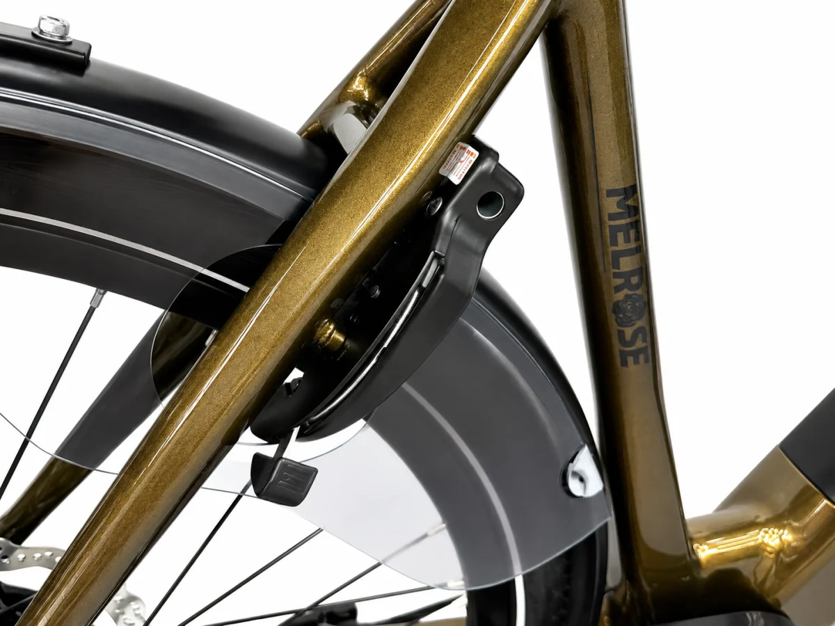 Rower elektryczny miejski Freebike Melrose 1.2 M brown 28" Bafang 630Wh #zdjecie4