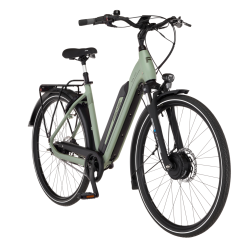 Miniatura Rower elektryczny miejski Fischer CITA 2403 ACTIVE 28″ RH 43cm 459 Wh Green