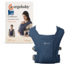 Nosidełko Ergobaby Embrace Soft Knit 3,2-11,3kg Od Urodzenia Soft Navy #zdjecie5