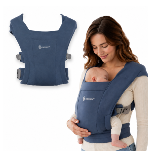 Nosidełko Ergobaby Embrace Soft Knit 3,2-11,3kg Od Urodzenia Soft Navy #zdjecie6