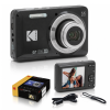 Kodak PIXPRO FZ55 Aparat Kompaktowy Cyfrowy 16MP Full HD Retro Czarny #zdjecie1