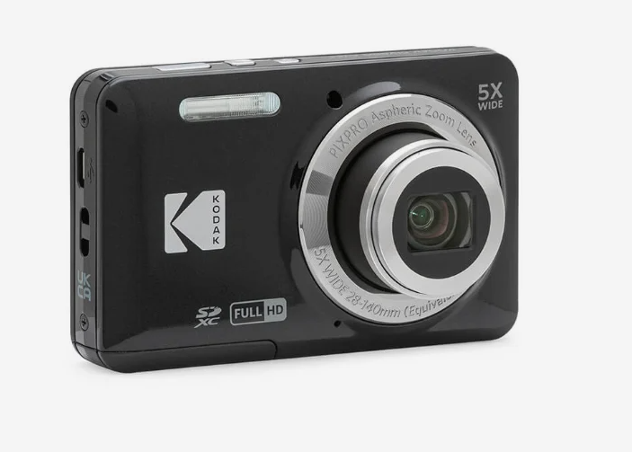 Kodak PIXPRO FZ55 Aparat Kompaktowy Cyfrowy 16MP Full HD Retro Czarny #zdjecie5
