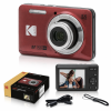 Kodak PIXPRO FZ55 Aparat Kompaktowy Cyfrowy 16MP Full HD Retro Czerwony #zdjecie6