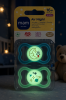 Smoczki MAM Air Night 16m+ 2szt świecące silikon SkinSoft księżyc kosmos #zdjecie6