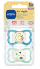 Smoczki MAM Air Night 16m+ 2szt świecące silikon SkinSoft księżyc kosmos #zdjecie8
