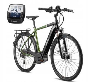 Rower elektryczny bicycle XL Powertrip Evo IG 2.3 +, XLBLACK/FOREST GREEN