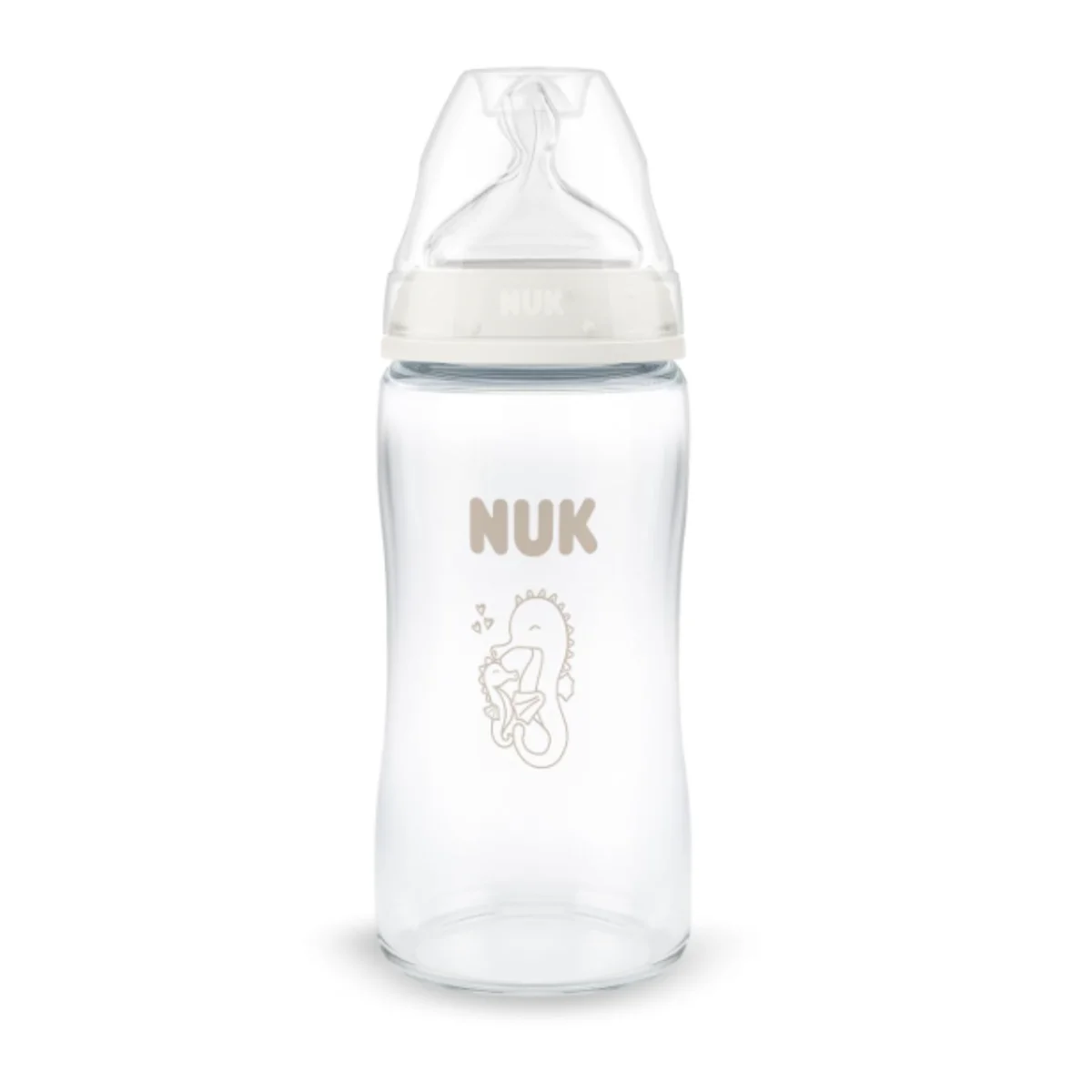 Butelka antykolkowa szklana NUK First Choice+ 240ml 3m+  wskaźnik temp #zdjecie3
