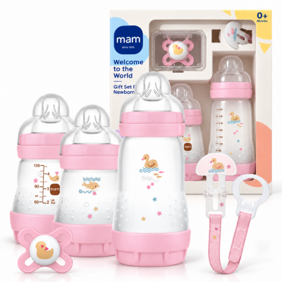 butelki antykolkowe MAM 3szt butelka Zestaw smoczek zawieszka 0m+ 160/260ml #zdjecie7