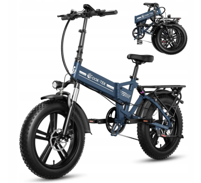 Rower elektryczny fatbike składany OOK TEK E20 15Ah 250W LCD USB #zdjecie3