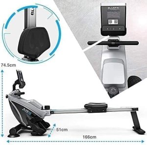 Wioślarz Magnetyczny Składany Bluefin Fitness Blade Treningowy Rower LCD #zdjecie1