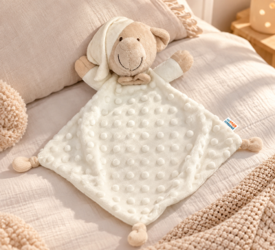 Doudou Miękki Kocyk Przytulanka dla Niemowląt Interbaby Miś Bear #zdjecie4