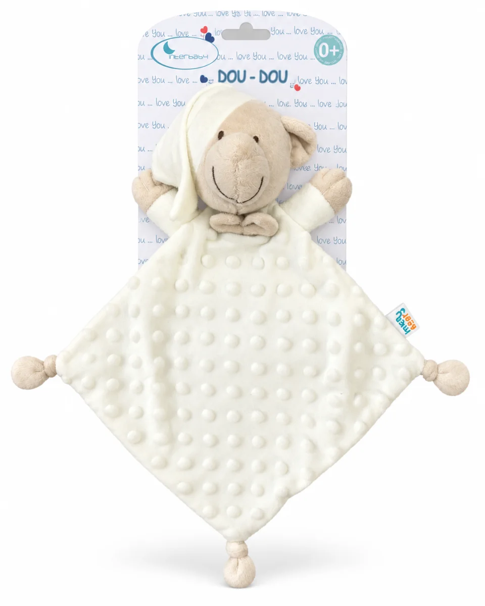 Doudou Miękki Kocyk Przytulanka dla Niemowląt Interbaby Miś Bear #zdjecie2