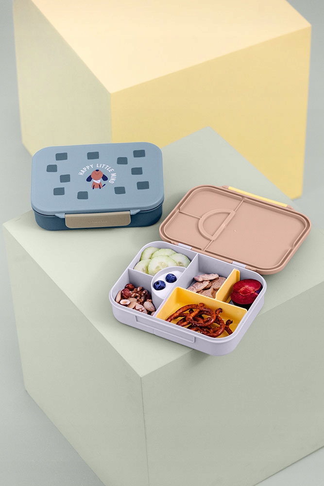 Lunchbox Lassig Bento śniadaniówka 3 komory przegroda różowy liliowy #zdjecie12