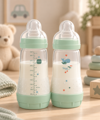 Butelki antykolkowe MAM Easy Start 260ml 2szt 2m+ samosterylizacja miętowe #zdjecie9