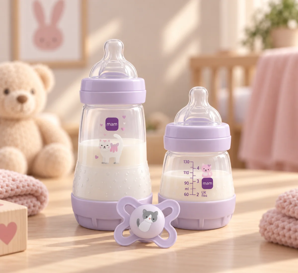 butelki antykolkowe MAM Easy Start 130+260ml + smoczek
