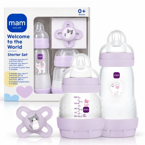butelki antykolkowe MAM Easy Start 130+260ml + smoczek