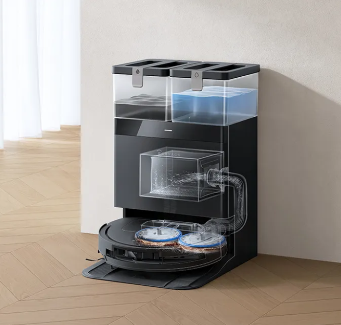 Ecovacs Deebot T50 Omni Gen 3 robot sprzątający mopujący 15000Pa czarny #zdjecie18