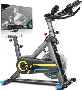 Rower Spinningowy ANCHEER Magnetyczny 150kg LCD Bluetooth App Puls Trening #zdjecie1