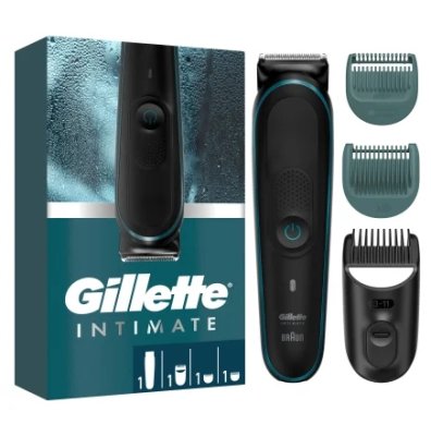 Trymer Do Miejsc Intymnych Gillette Intimate i5 Braun Wodoodporny 3 Nasadki #zdjecie1