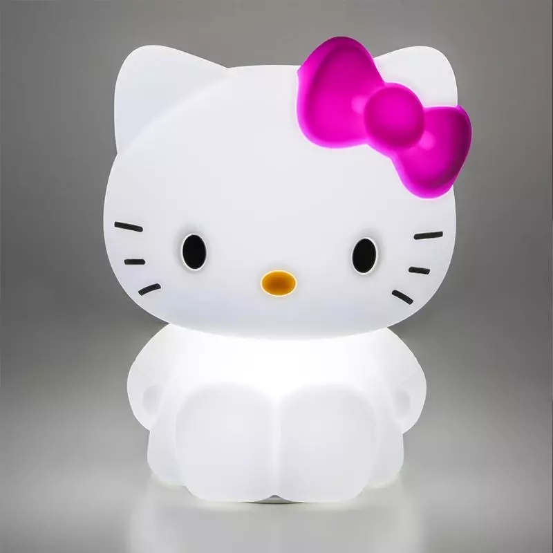Lampka nocna Hello Kitty Paladone silikonowa akumulator dotykowa Sanrio #zdjecie6