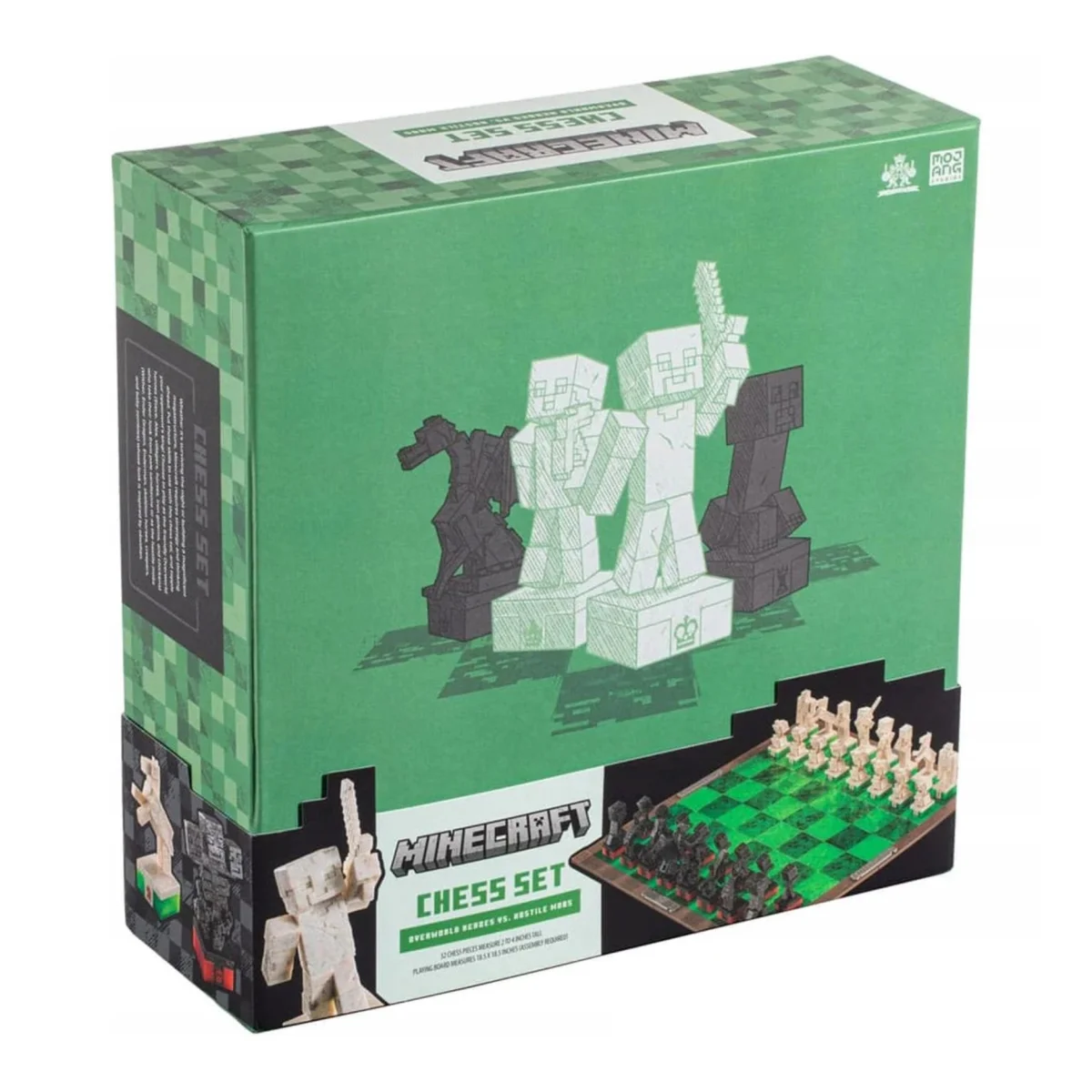Szachy Minecraft Noble Collection 46cm Overworld Heroes vs Hostile Mobs #zdjecie8