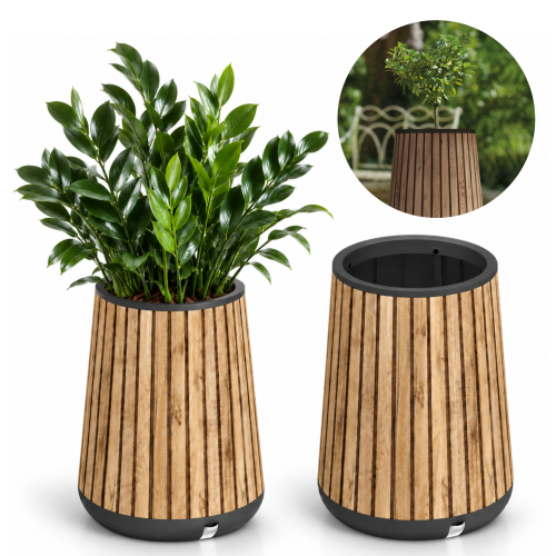 Donica Keter Deco Conic Tall 72cm 150L samonawadniająca mrozoodporna UV #zdjecie5
