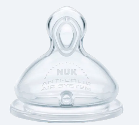 Smoczek do butelki NUK First Choice+ silikonowy rozmiar M 3m+ antykolkowy #zdjecie2