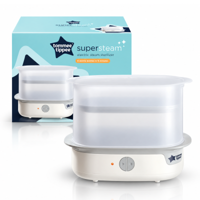 Sterylizator parowy Tommee Tippee Super Steam elektryczny 6 butelek 5min #zdjecie1