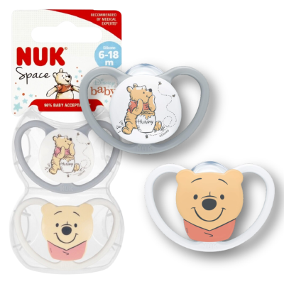 Smoczek NUK Kubuś Puchatek Perfect Match Air 6-18m 2szt silikon Disney #zdjecie1