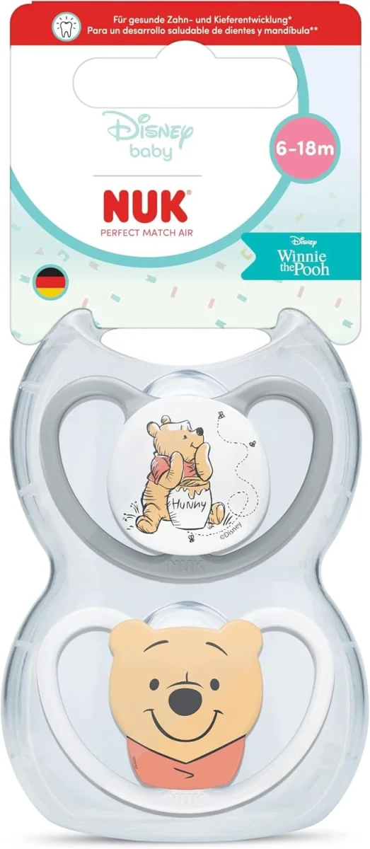 Smoczek NUK Kubuś Puchatek Perfect Match Air 6-18m 2szt silikon Disney #zdjecie6