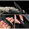 Nóż składany Tonife Vision CKT9203 8Cr14MoV aluminium klips EDC czarny #zdjecie5