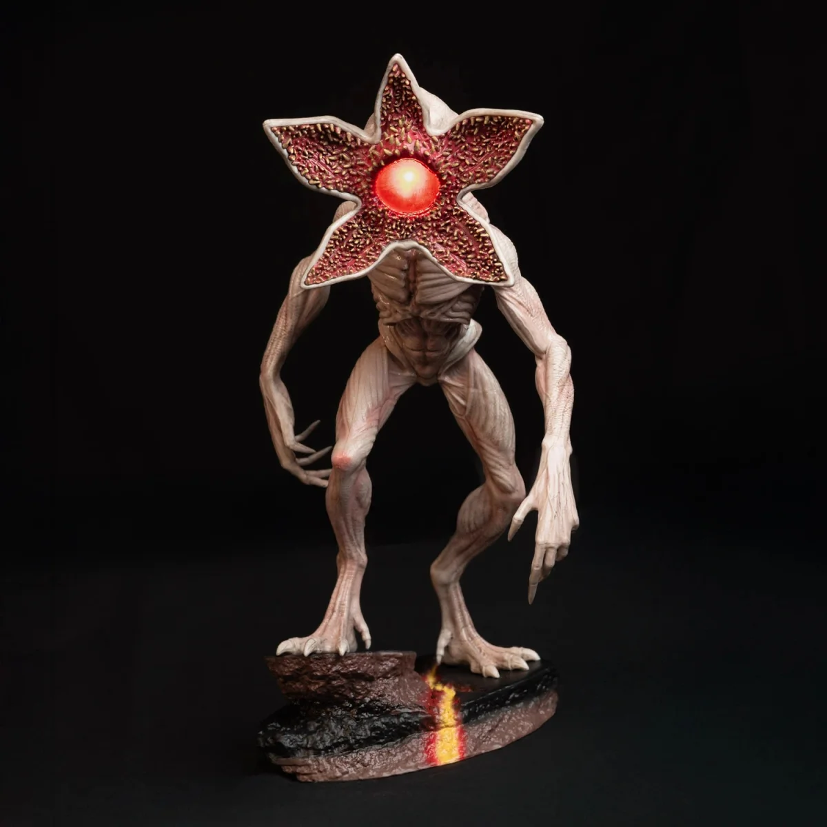 Lampka Stranger Things Demogorgon czerwona dotykowa USB-C obrotowa głowa #zdjecie3