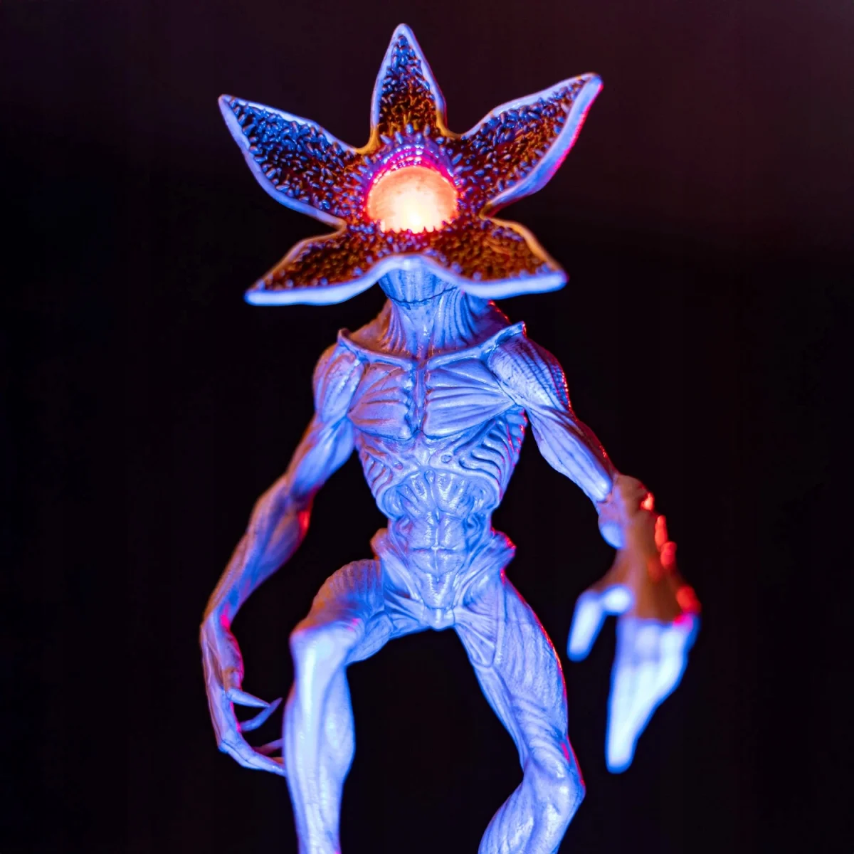 Lampka Stranger Things Demogorgon czerwona dotykowa USB-C obrotowa głowa #zdjecie8