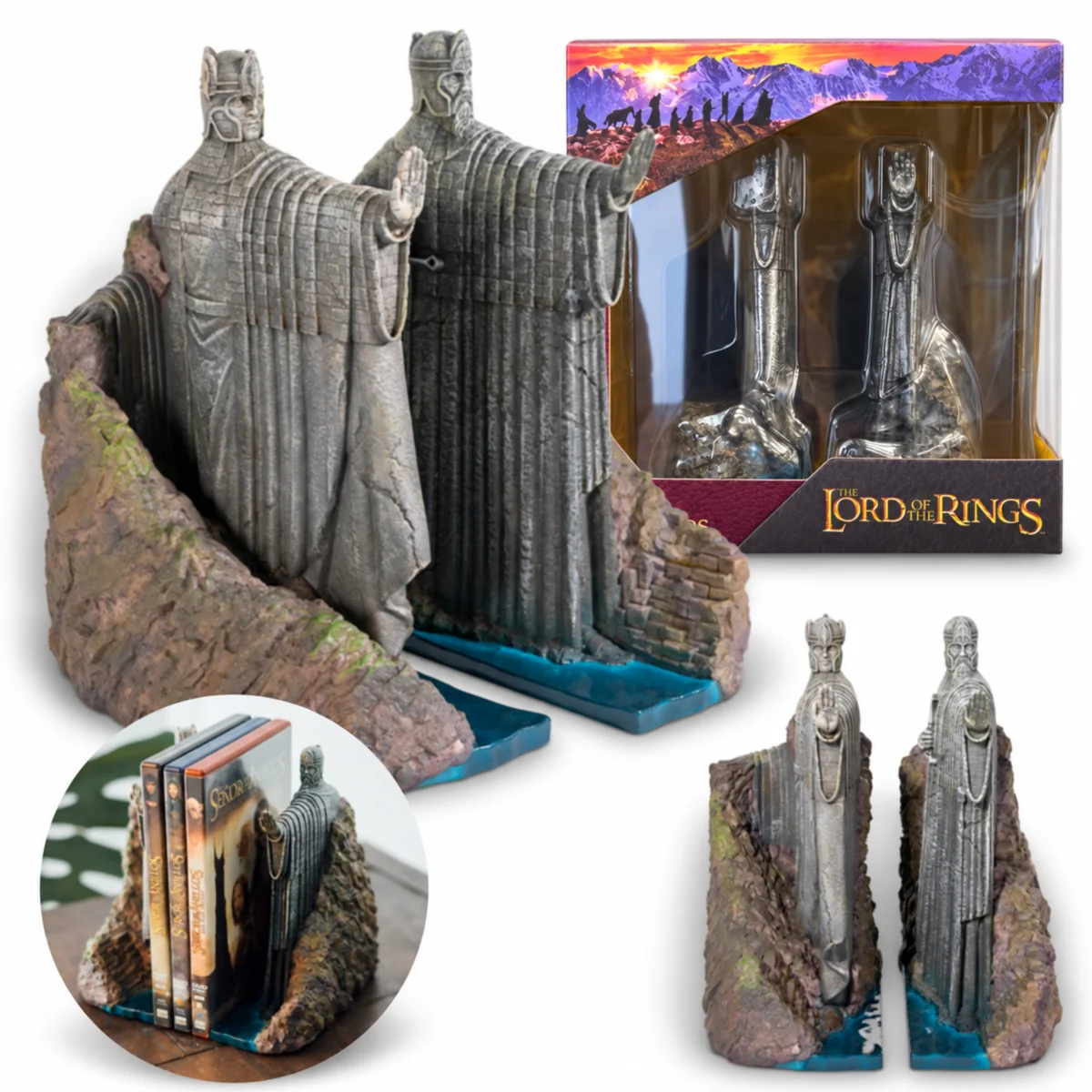 Podpórki do książek Władca Pierścieni Argonath Wrota Królów Grupo Erik #zdjecie10