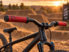 Gripy Rowerowe NS Bikes Hold Fast NSP-3918 Skręcane Obejma Czerwono Czarne #zdjecie3