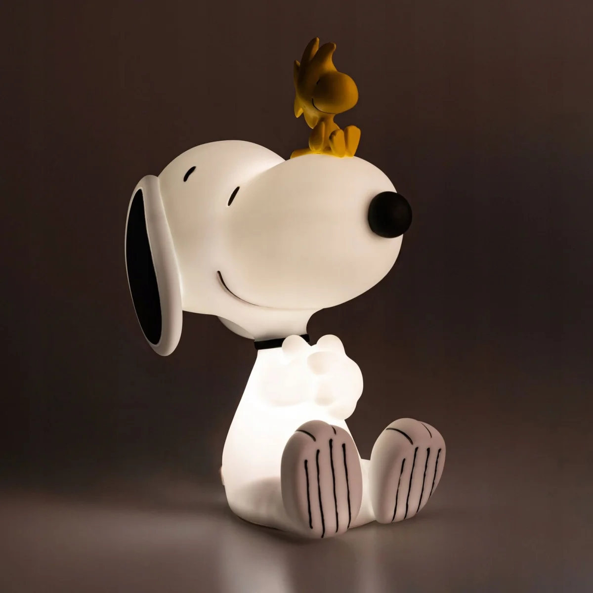 Lampka Snoopy Woodstock Peanuts 27cm ciepłe światło USB-C Grupo Erik #zdjecie3