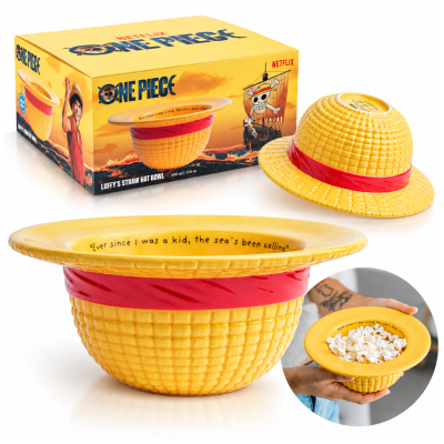 Miska ceramiczna One Piece 3D słomkowy kapelusz Luffy 500ml Netflix #zdjecie1