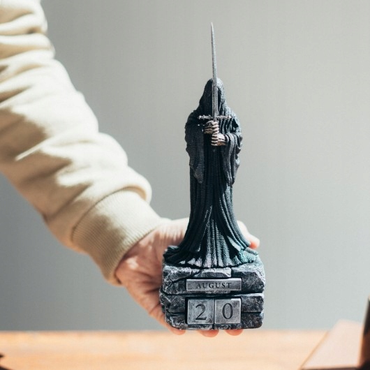 Kalendarz wieczny 3D Władca Pierścieni Nazgul 23cm żywica ręcznie malowany #zdjecie5